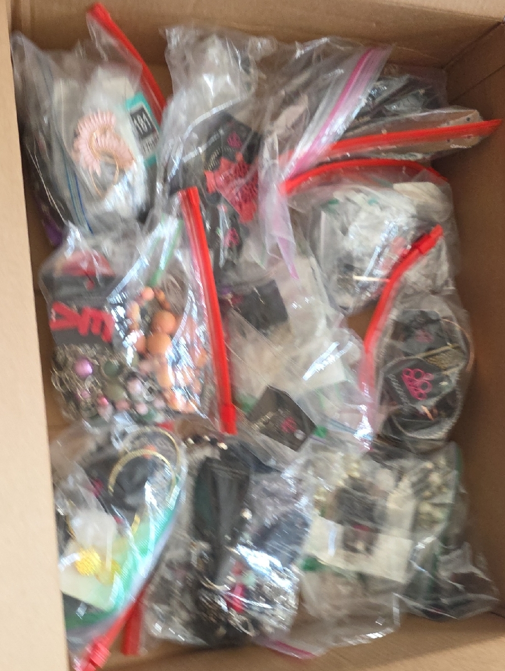 Mixed Jewelry Assorted Lot Over 100 Pieces - Necklaces, Bracelets, Earrings NEW